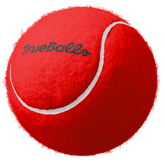 Cubeta de pelotas de pádel - color rojo